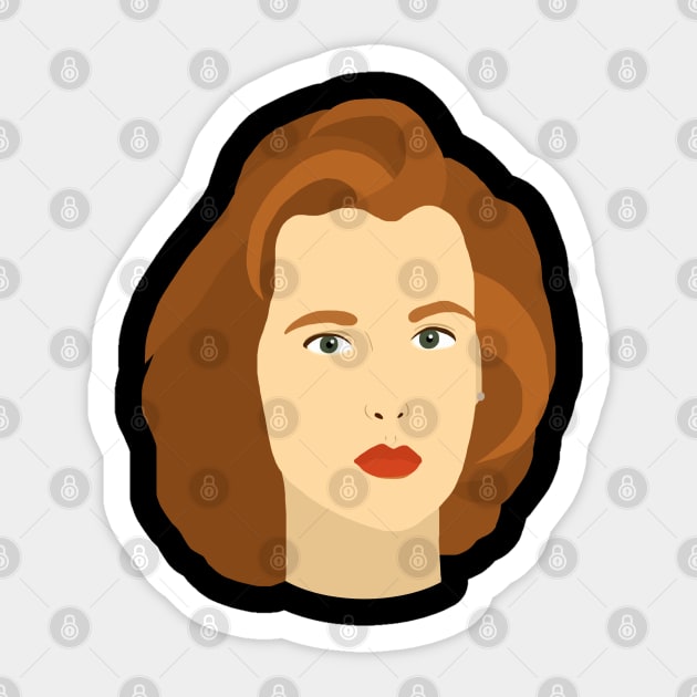 Scully Sticker by ElviaMontemayor